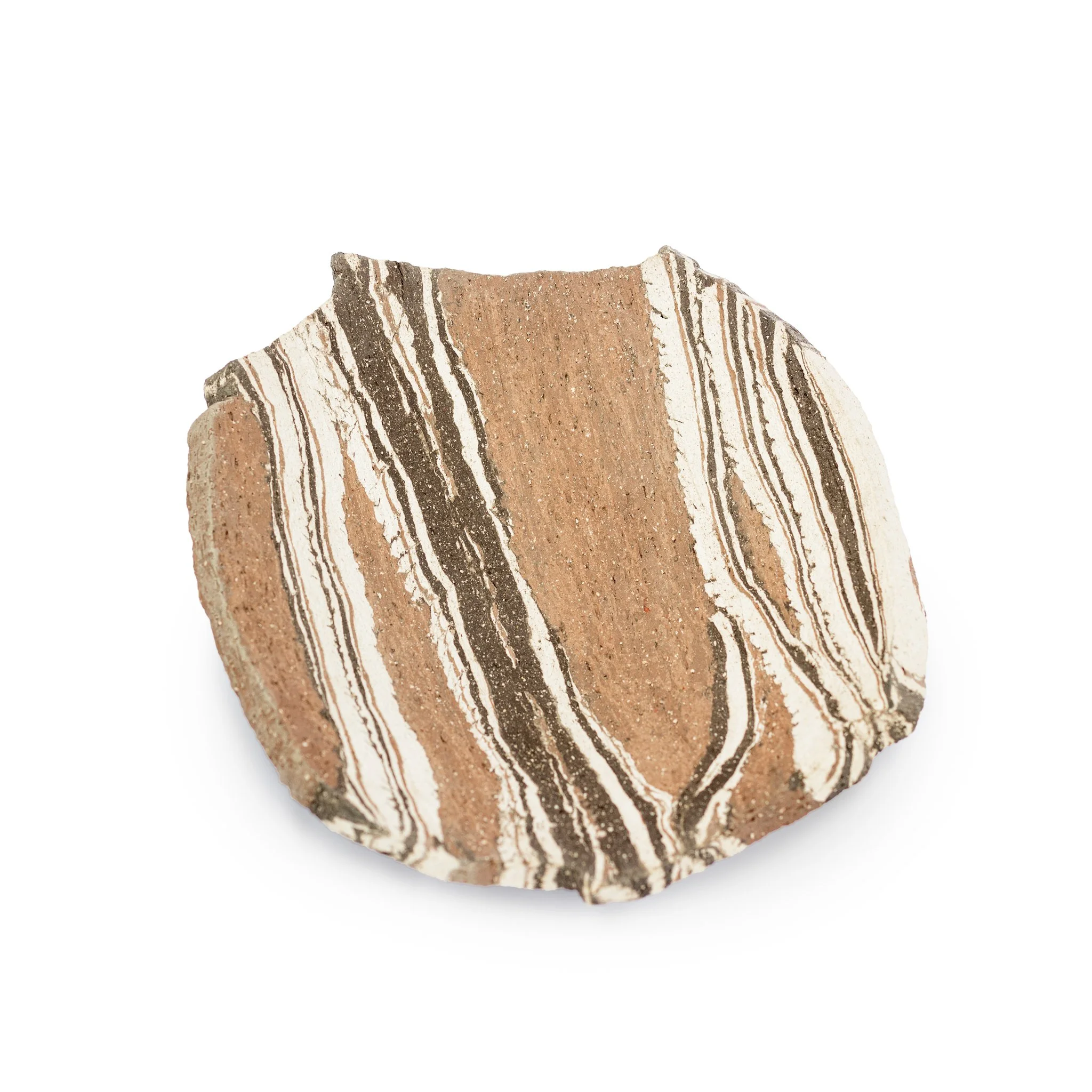 Pigmented clay fired at 1200ºC. 39 x 34 x 7 (cm)