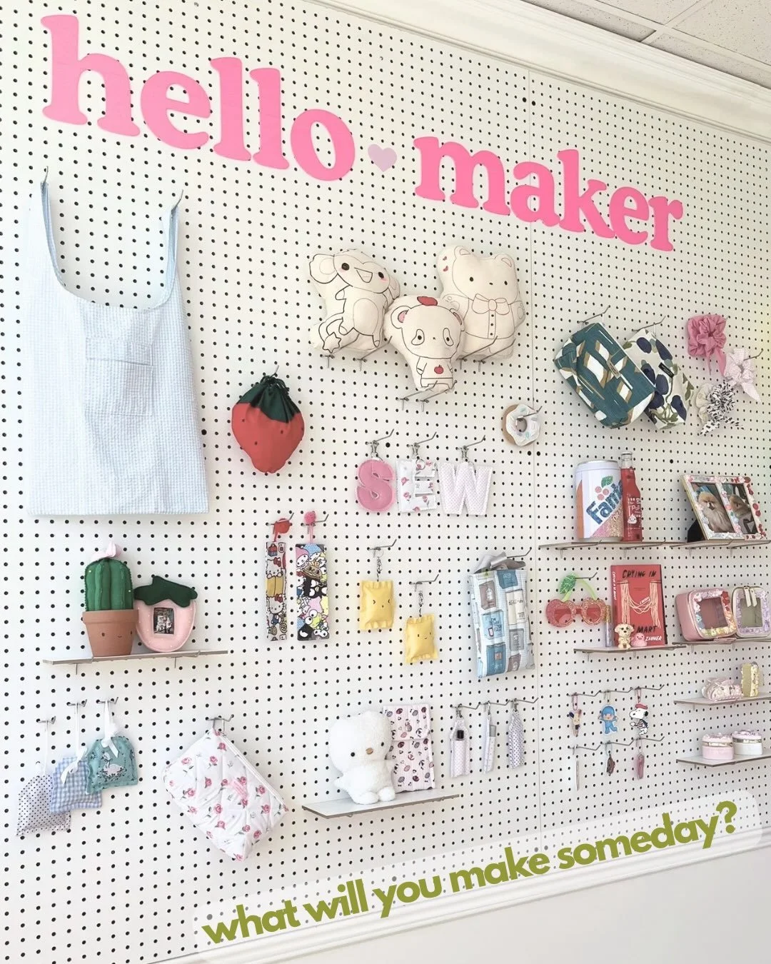 Consider this your sign to make something cute. 💕🎀🪩

No reason required. No experience necessary. Just pick something that makes you happy and make it yours. ✨

What will you make someday?

#hellosomedaystudio #torontoworkshops #etobicoke #toronto