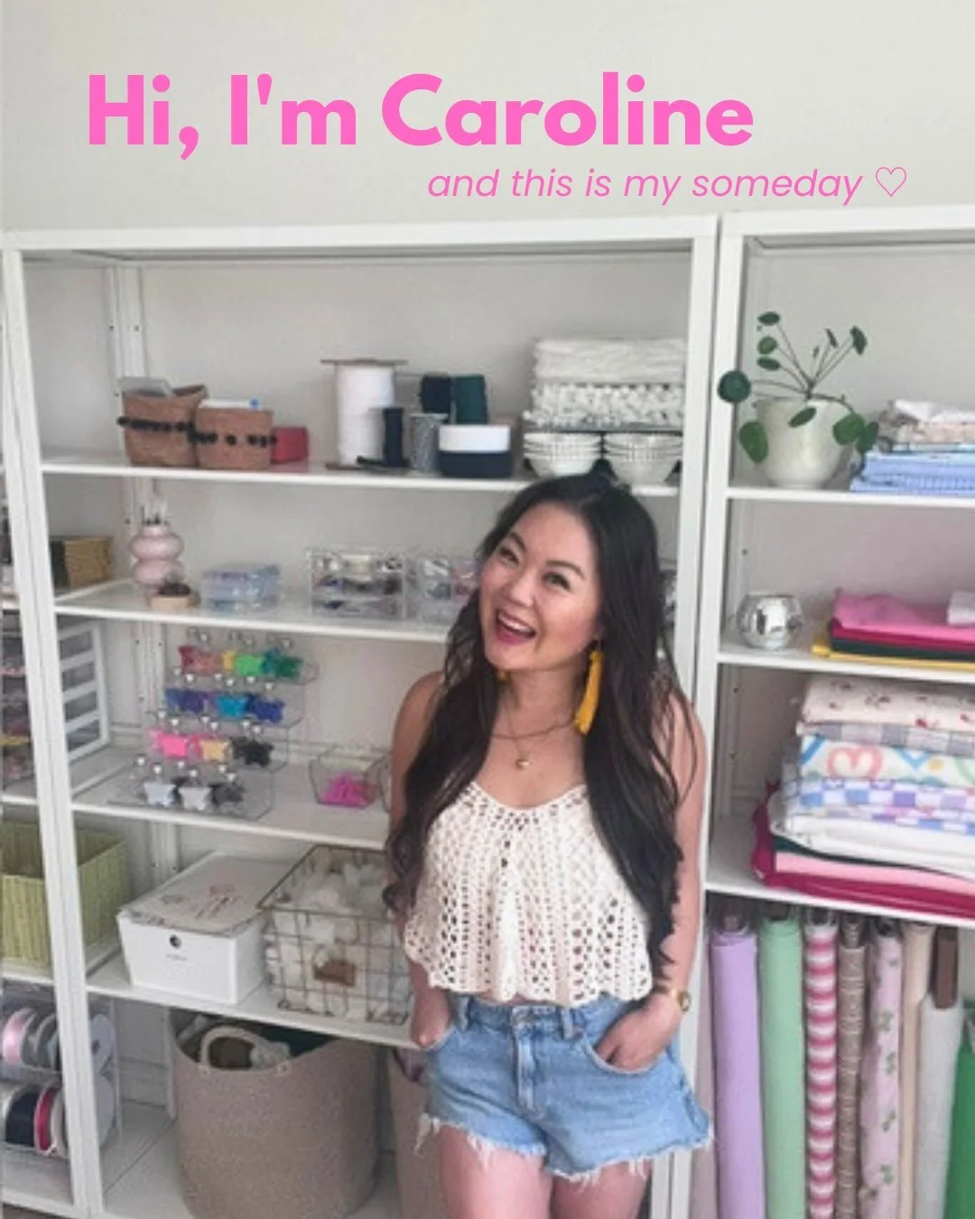 A little bit about me and the winding road that brought me here. 💕
Feeling pretty lucky that after all these years, I still get to do what I love. 🧵✨
And even luckier that I get to share it with all of you. 🩷

#HelloSomedayStudio #TorontoCreative 