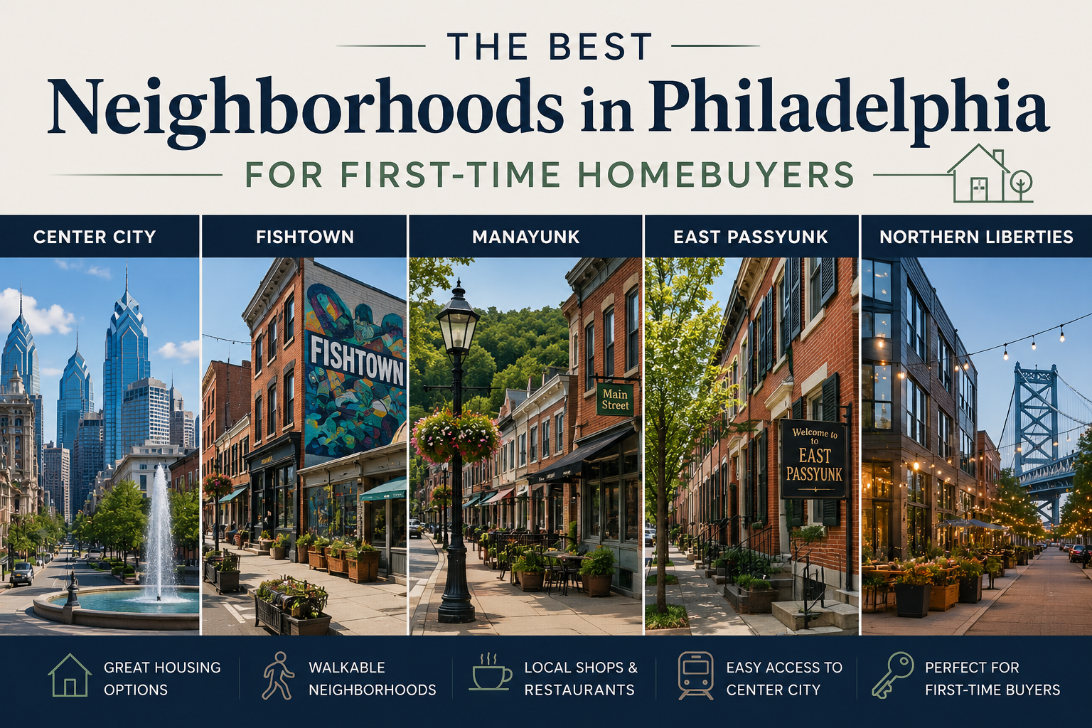 The Best Neighborhoods in Philadelphia for First-Time Homebuyers