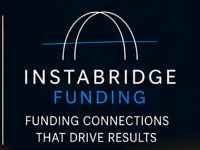 Logo for Instabridge Funding, with the tagline 'Funding connections that drive results'.