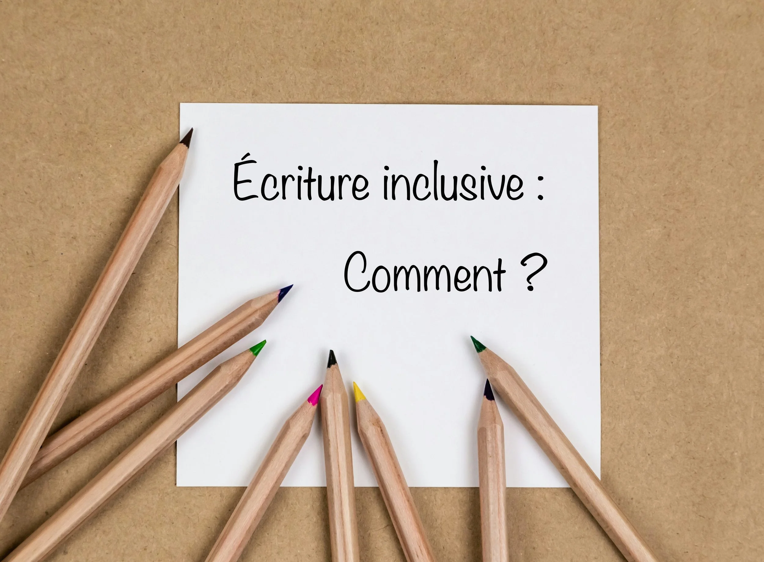 L’écriture inclusive : petit guide pratique