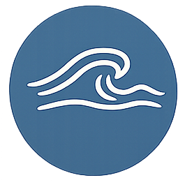 Wave icon representing momentum, steady progress, and building sustainable healthy habits.