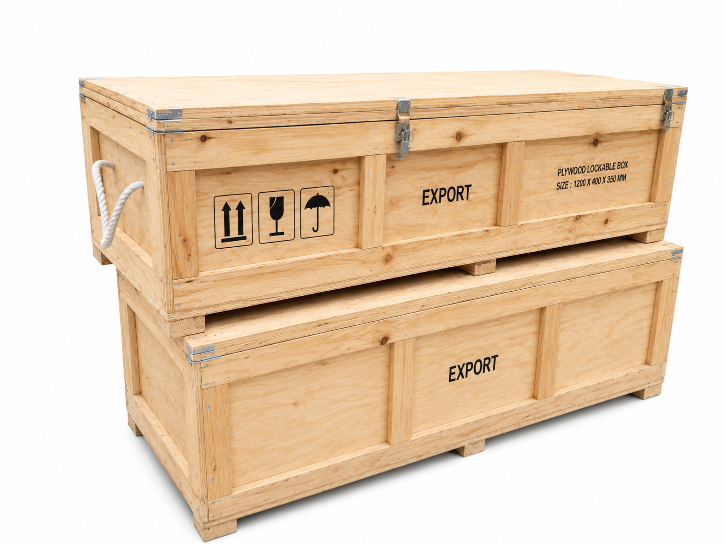 LOCKABLE WOODEN PLY BOX