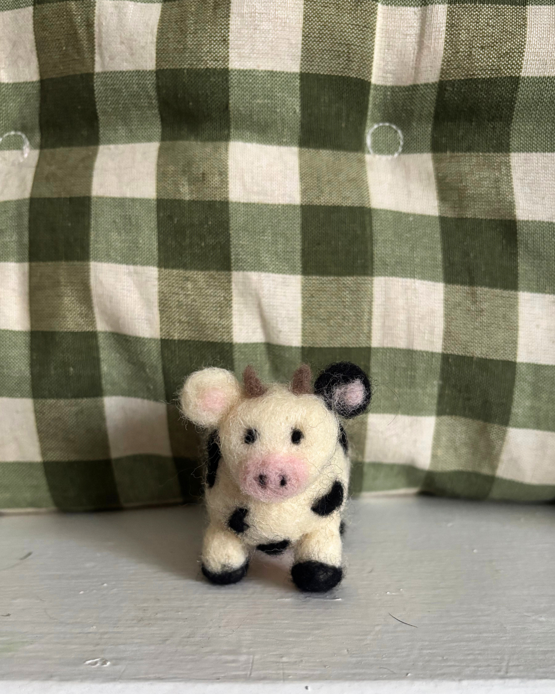 Felted Spotted Cow (Large)