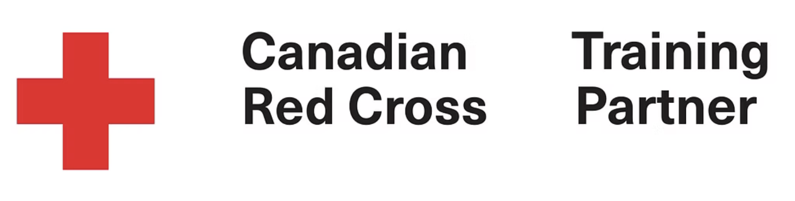 Canadian Red Cross training partner logo with a red cross symbol