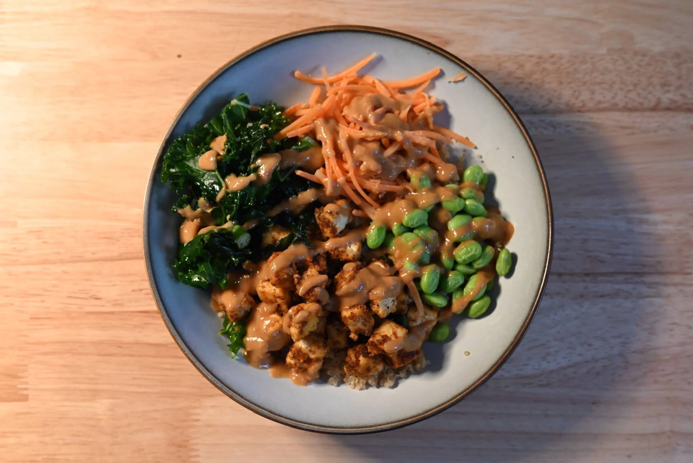 Tofu Kale Bowls