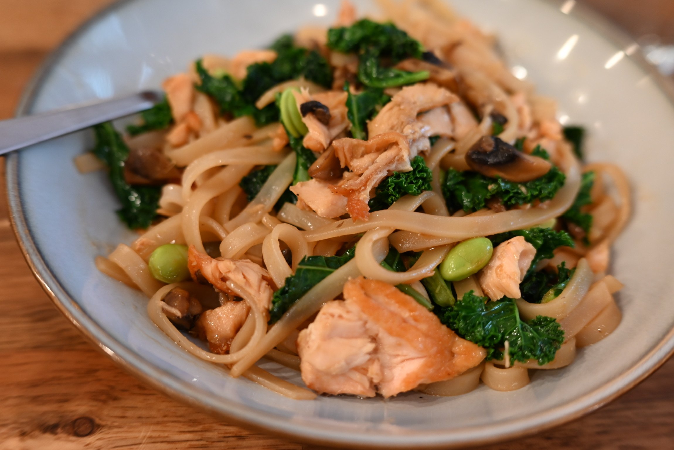 Sticky Salmon Noodle Bowls