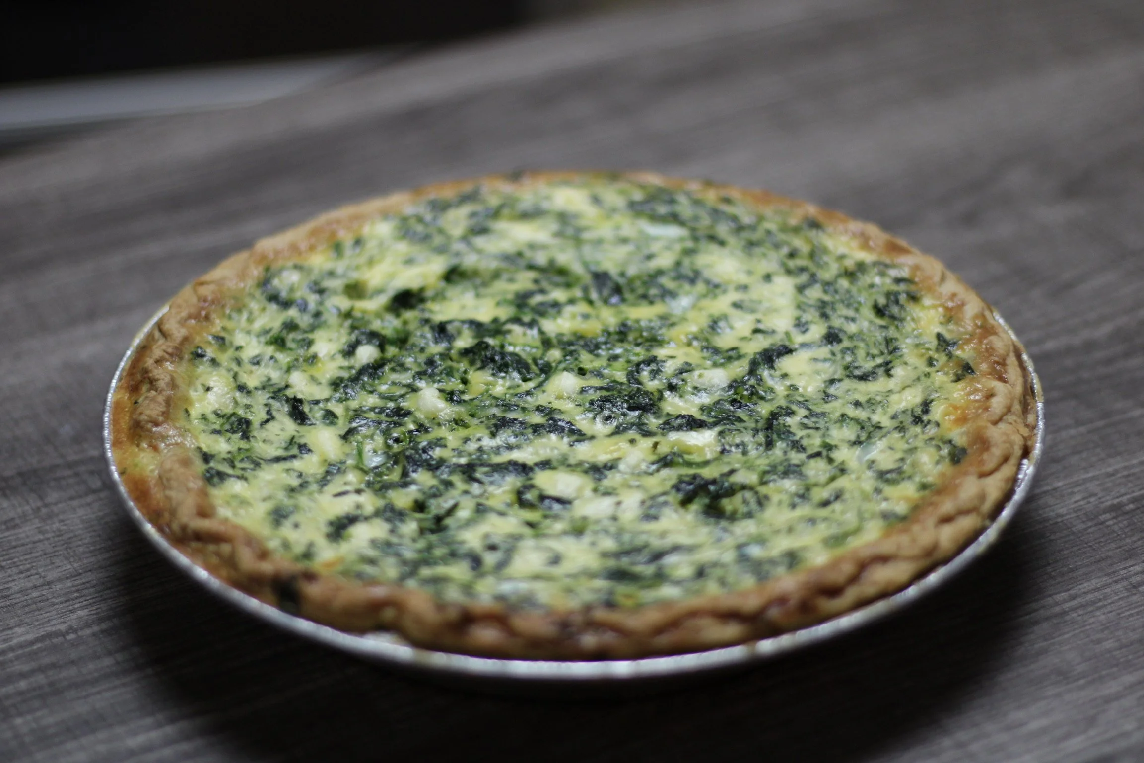 Spinach And Feta Quiche