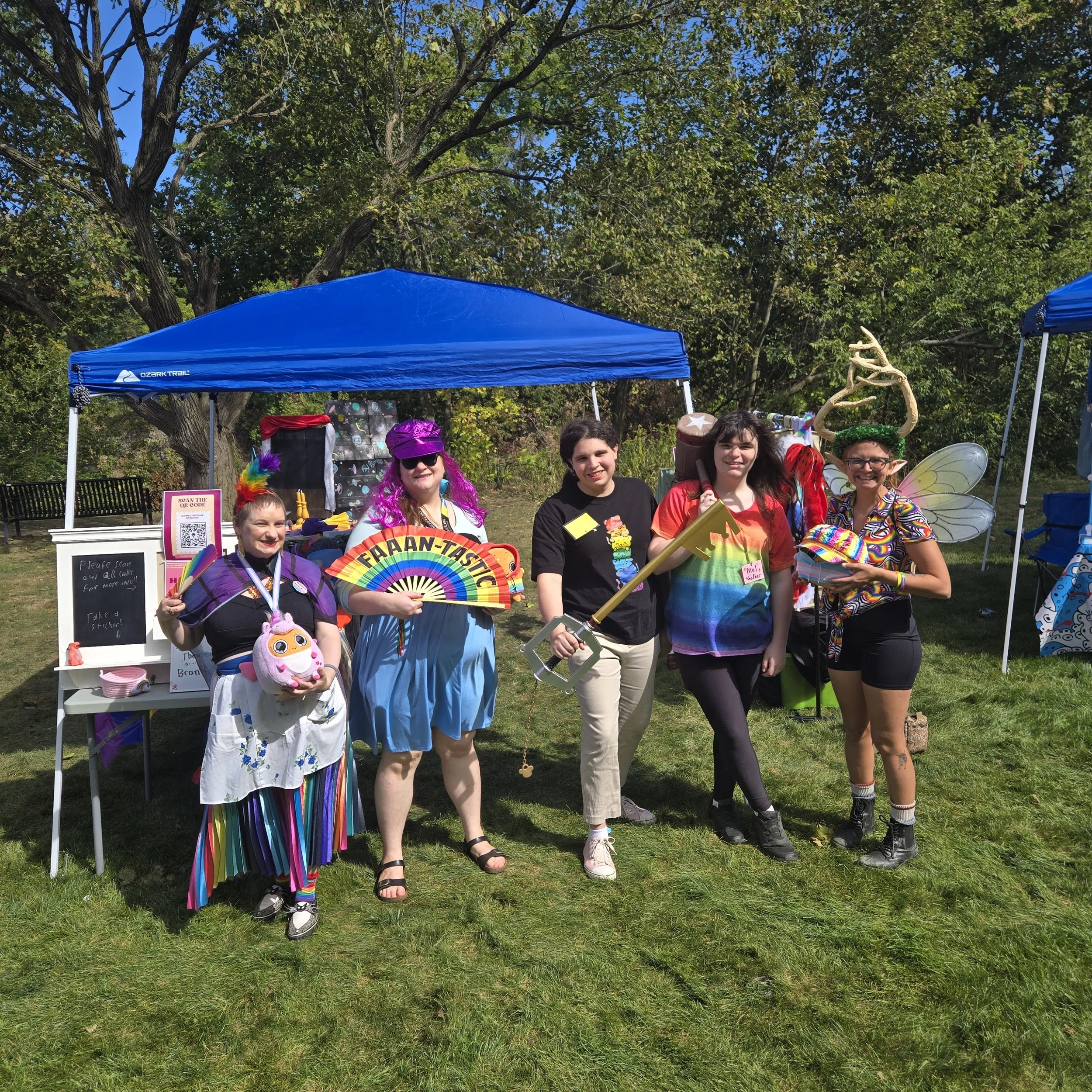 Board Members and volunteers unite for a fun day of dress up