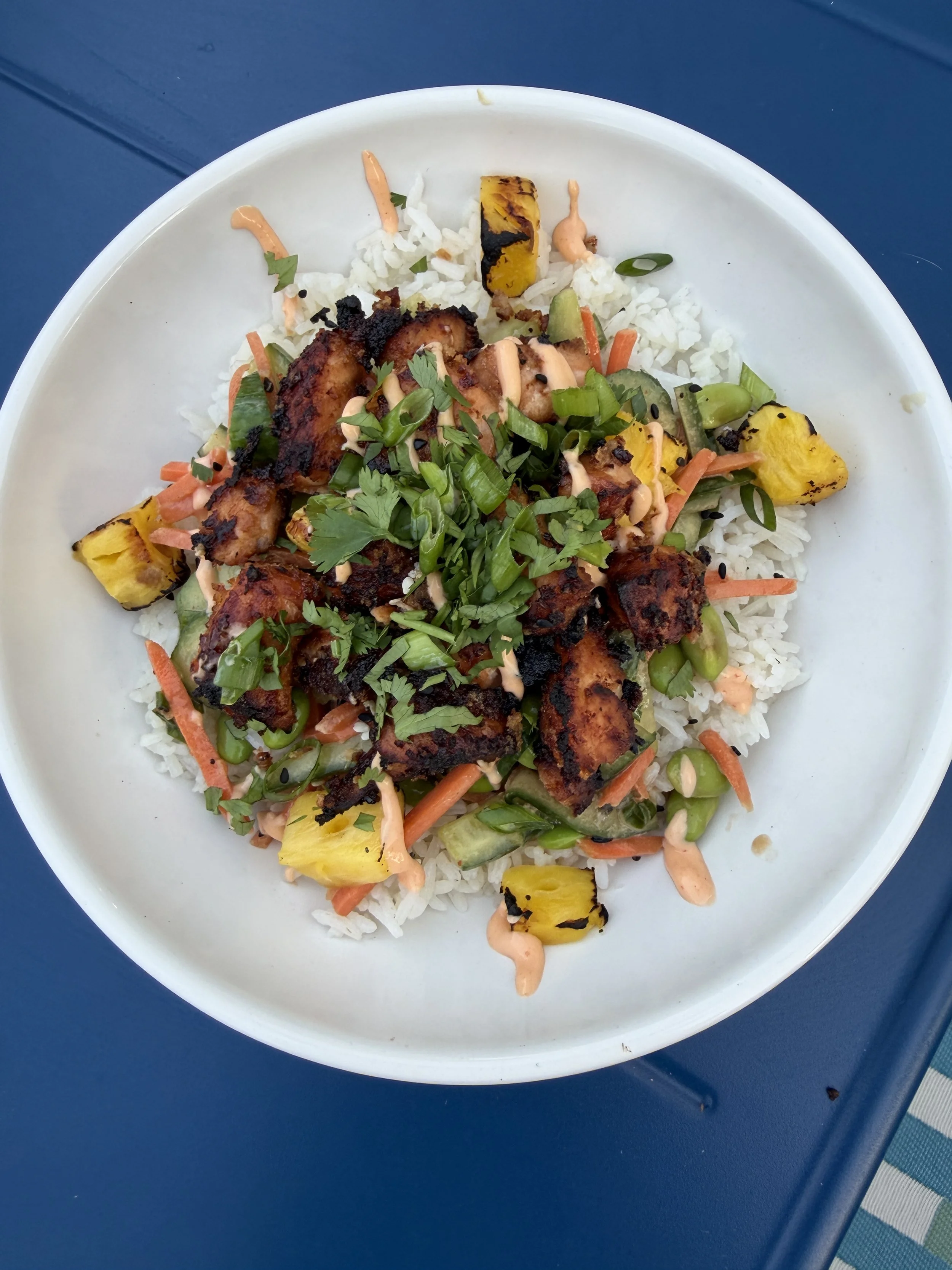 teriyaki salmon bowl