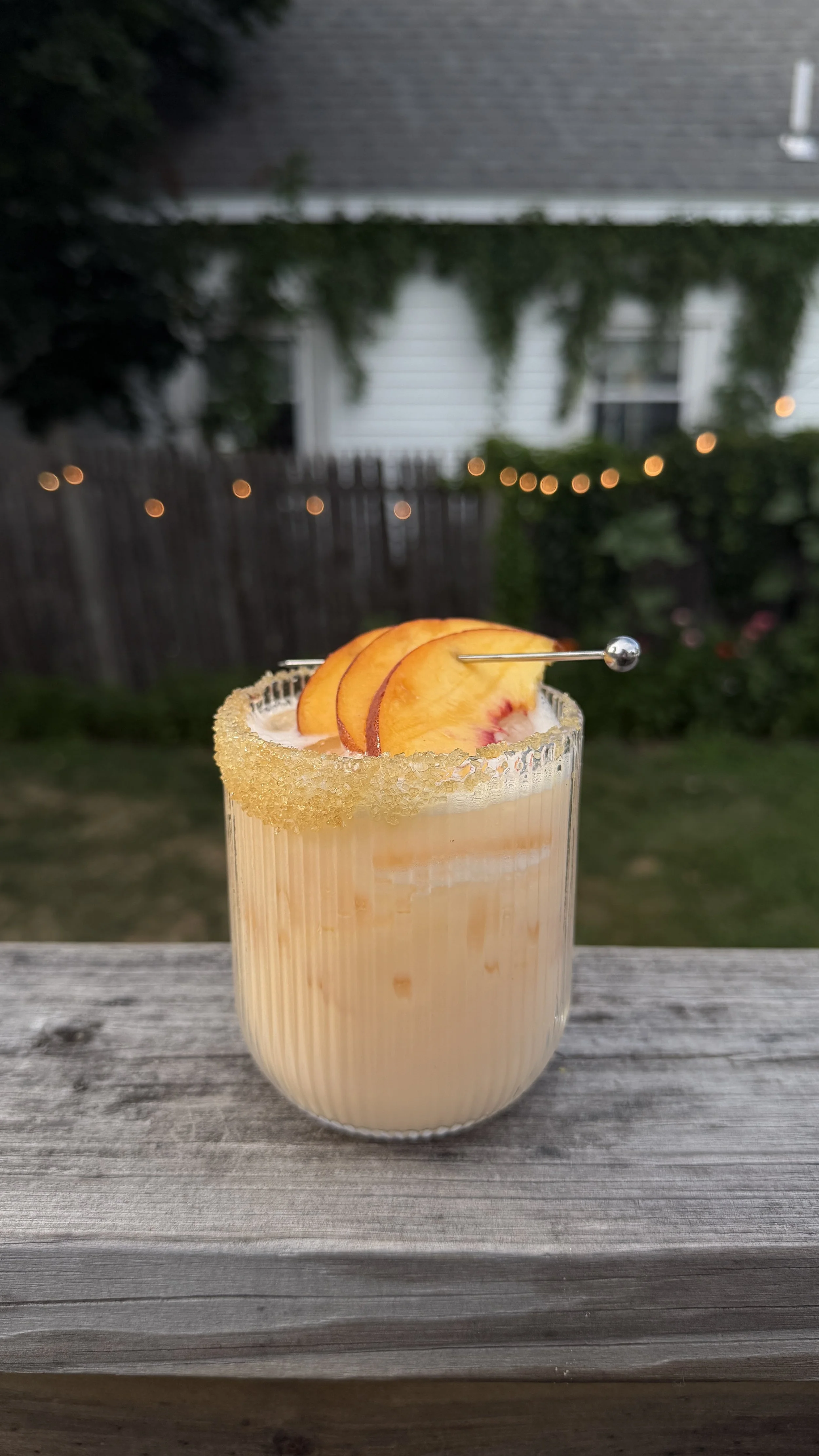 peach cobbler cocktail