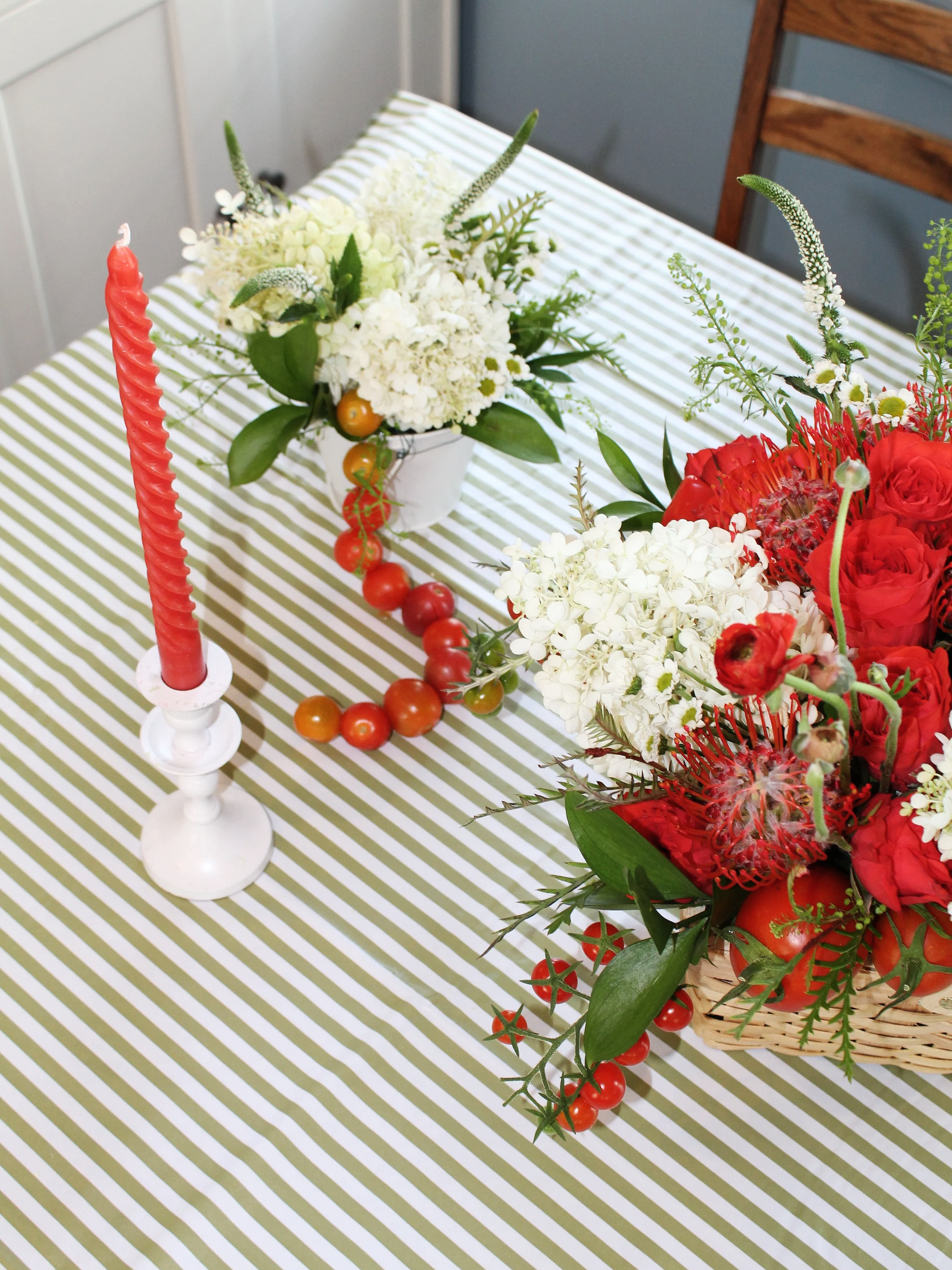 tomato tablescape