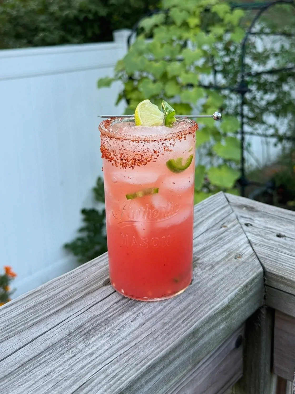spicy strawberry margarita