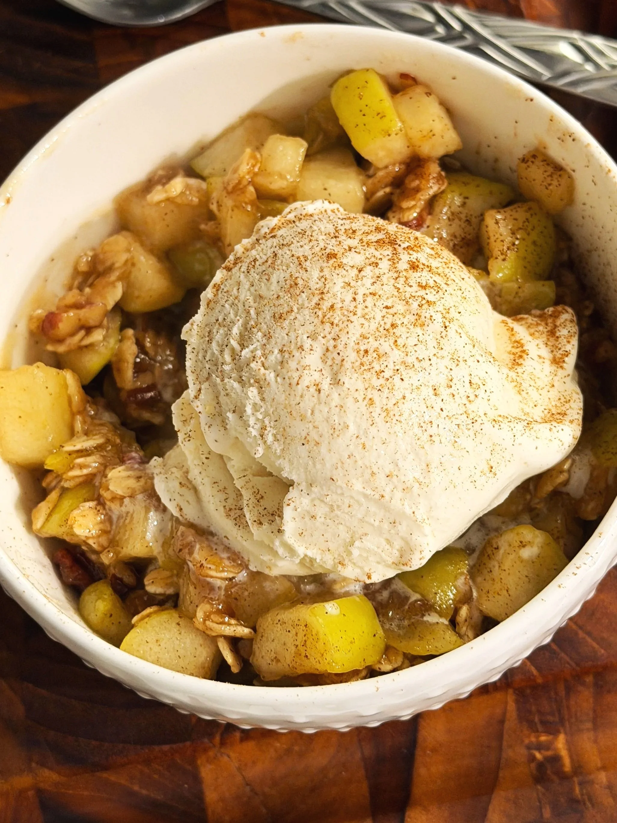 5 minute apple crisp