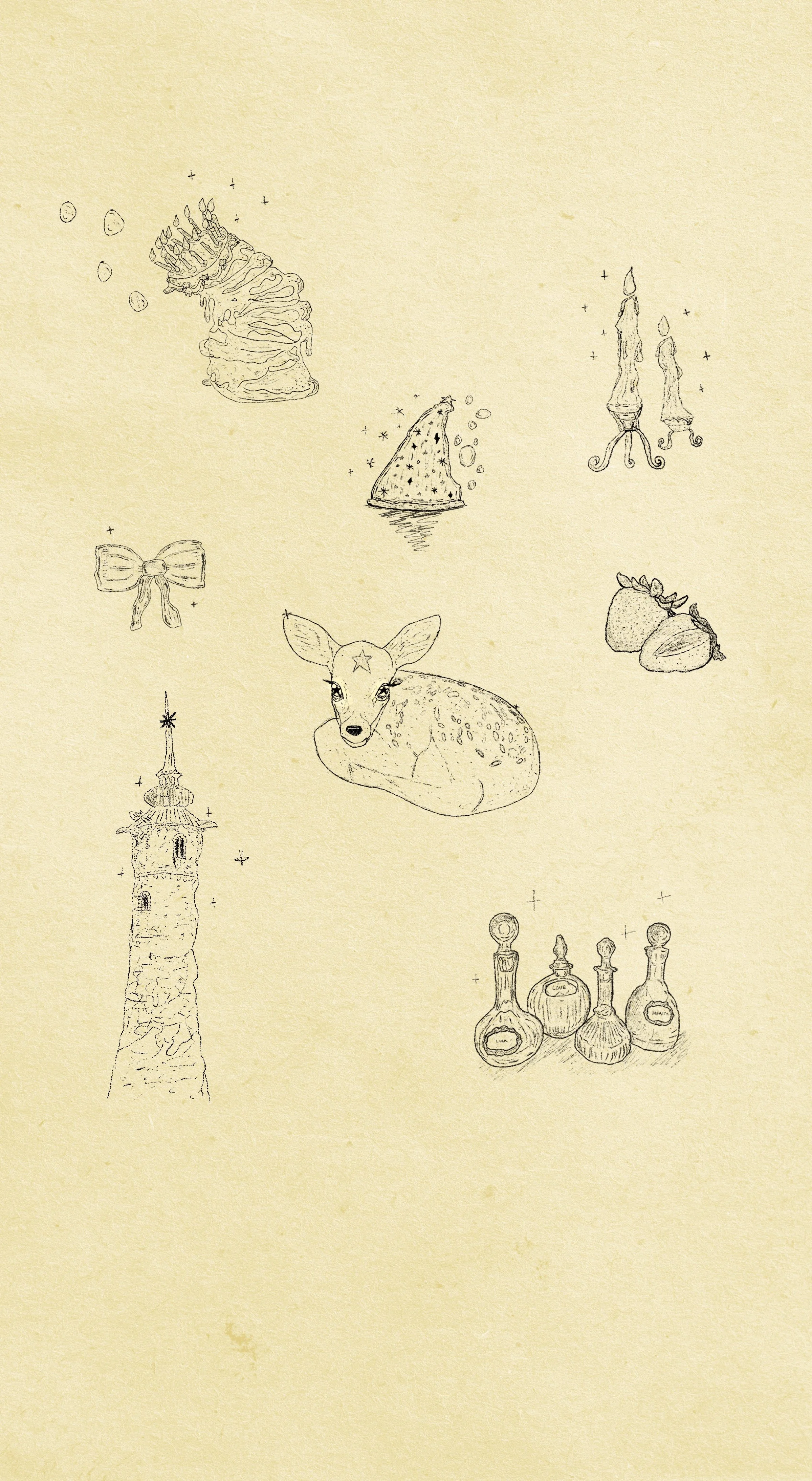 enchanted fairytale tattoo sheet 1.jpg