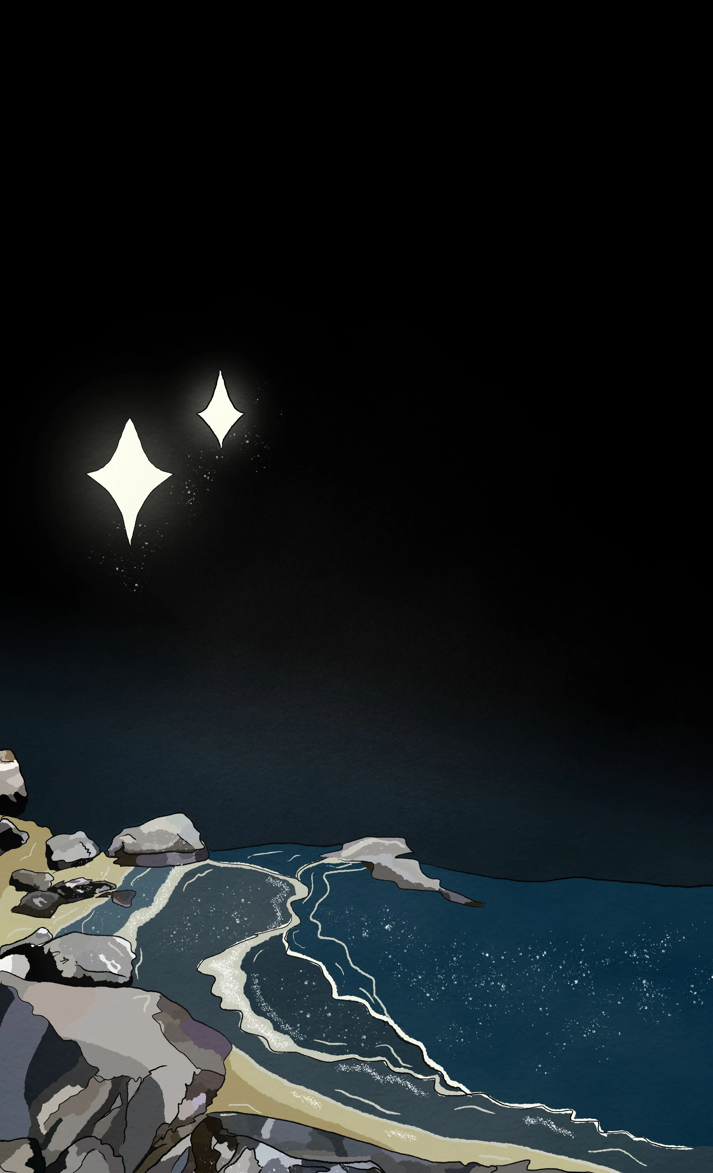 rocks on da beach.JPG