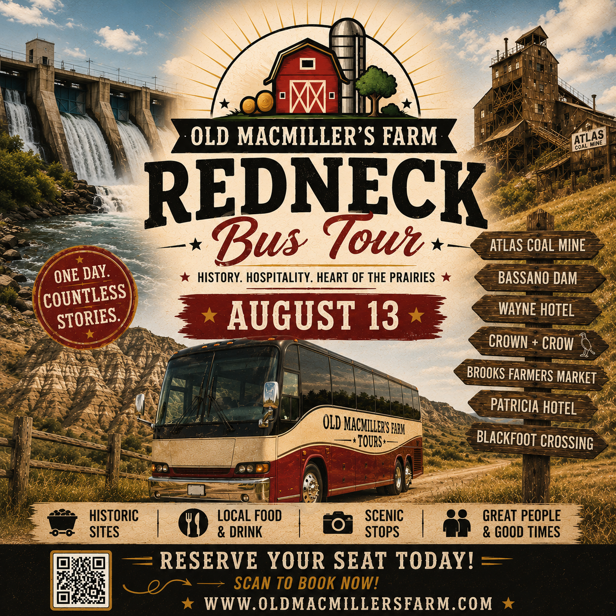 Redneck Bus Tour - Prairie Relics (August 13)
