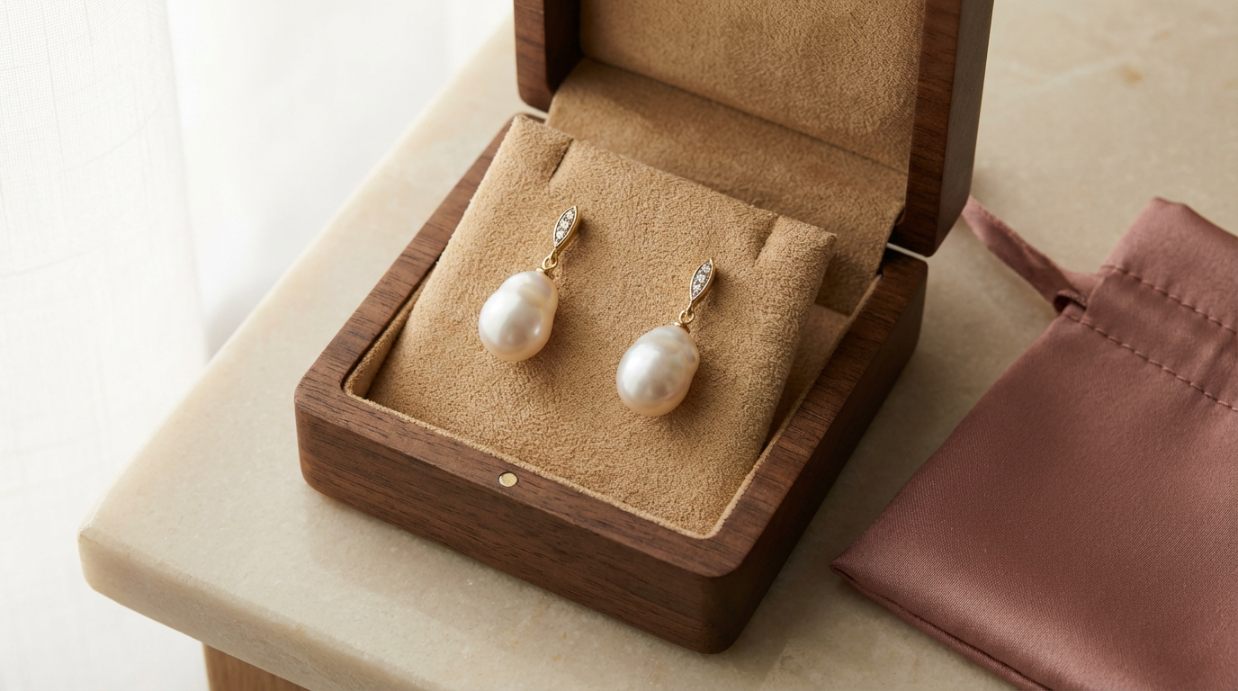 Pearl Drop Earrings