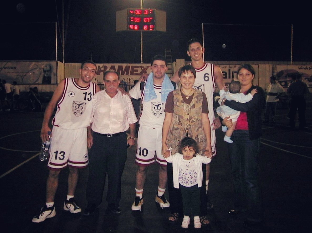 A close family from the team. 