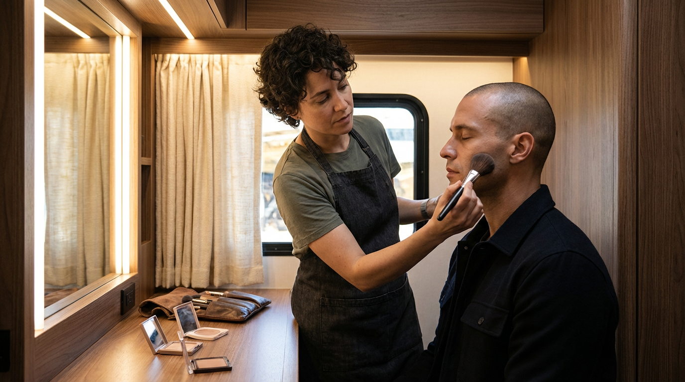 On-Set Makeup