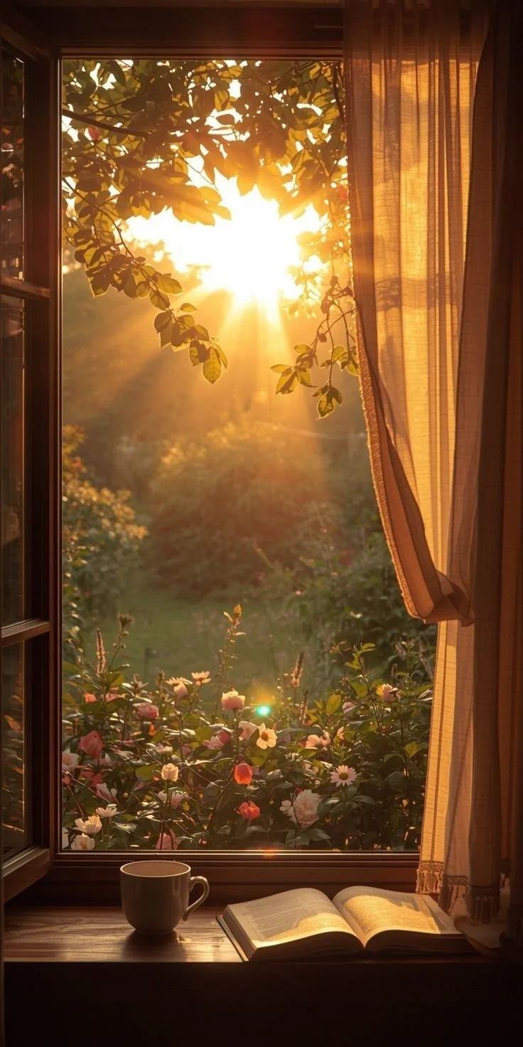 Peaceful window view