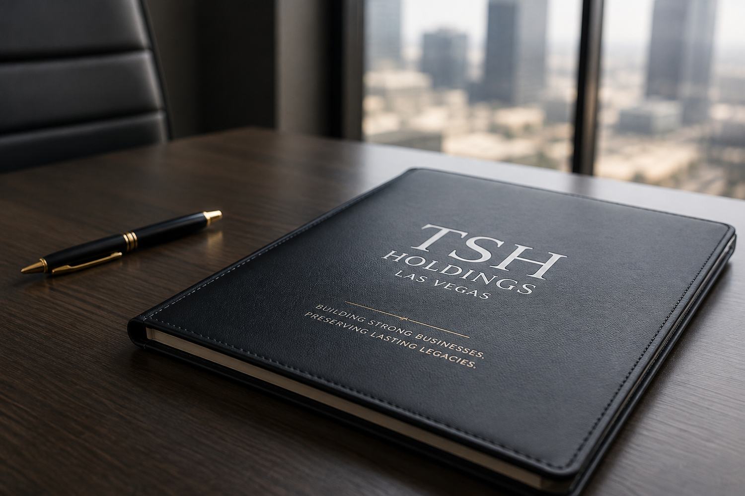 TSH Holdings branded notebook