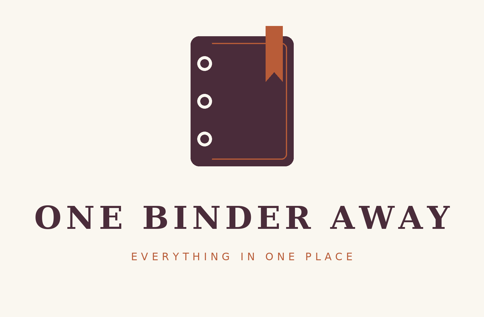 The Family Emergency Binder