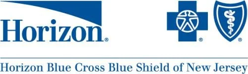 Logos of Horizon Blue Cross Blue Shield of New Jersey and the Blue Cross Blue Shield Association.