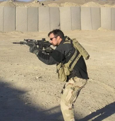 Robb Milheim running carbine drills during a Special Forces deployment to Afghanistan