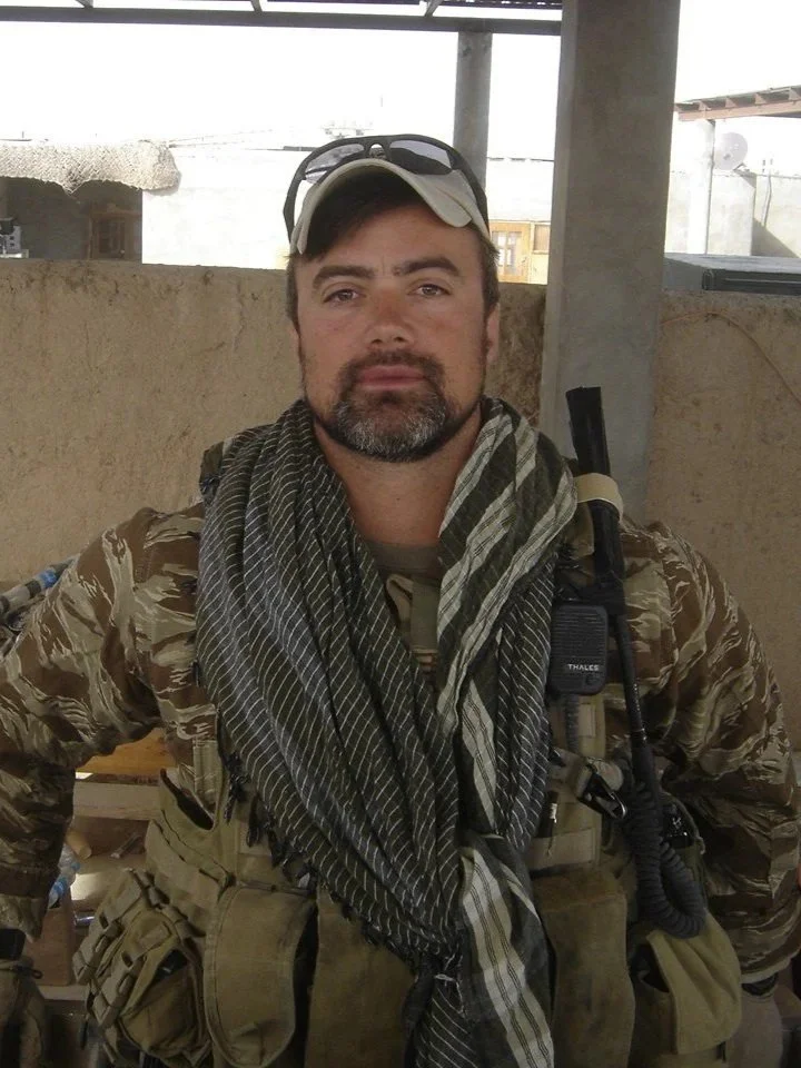 Robb Milheim in tactical kit during a Special Forces combat rotation