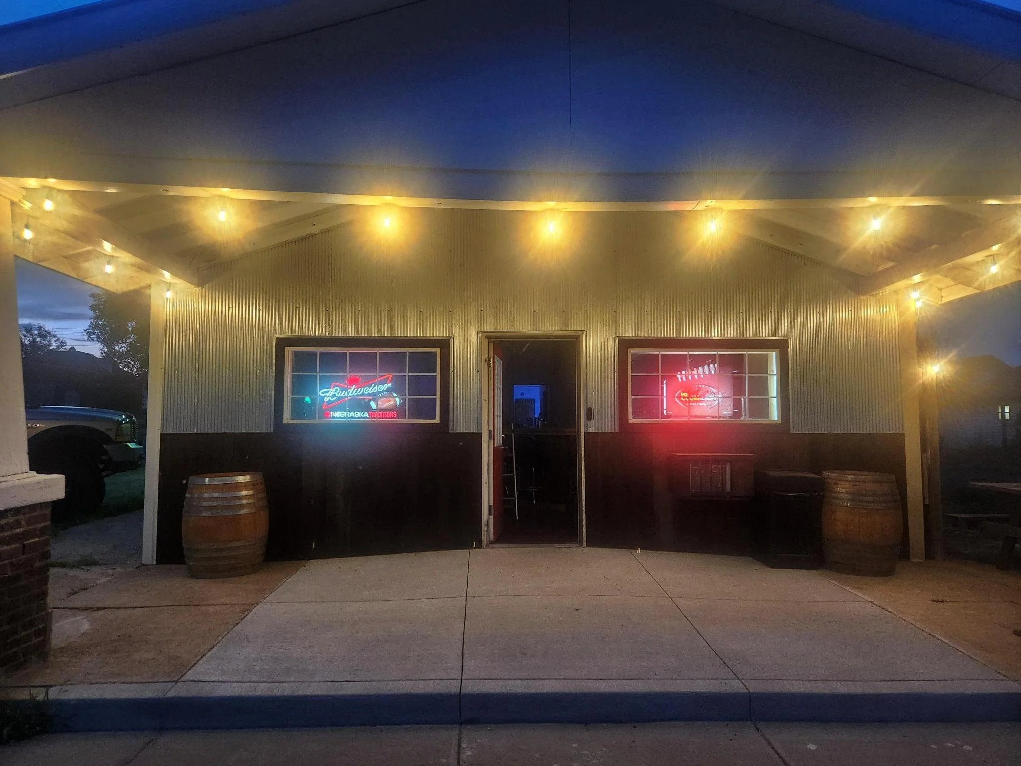 Nighttime View of Entrance