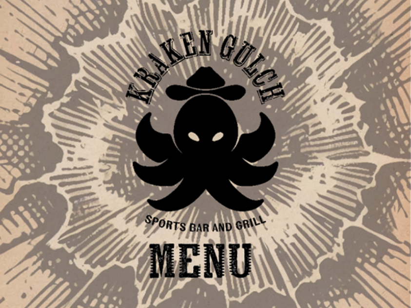 Kraken Gulch Menu