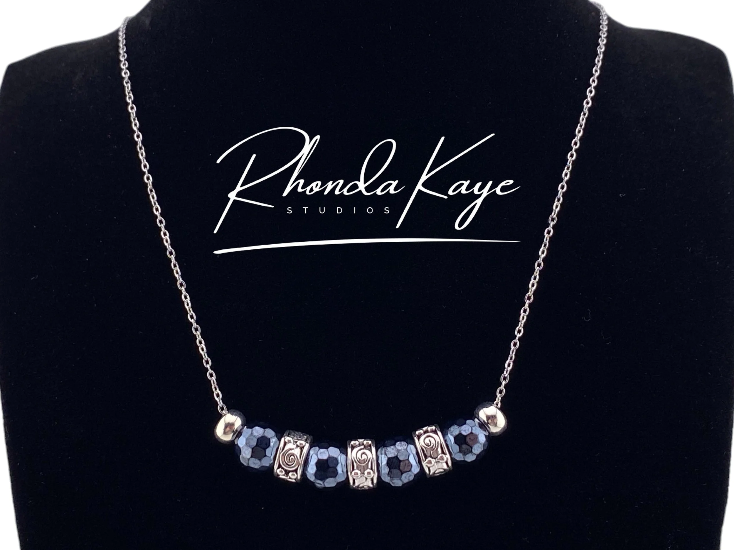 Black Tie Necklace on form.jpg