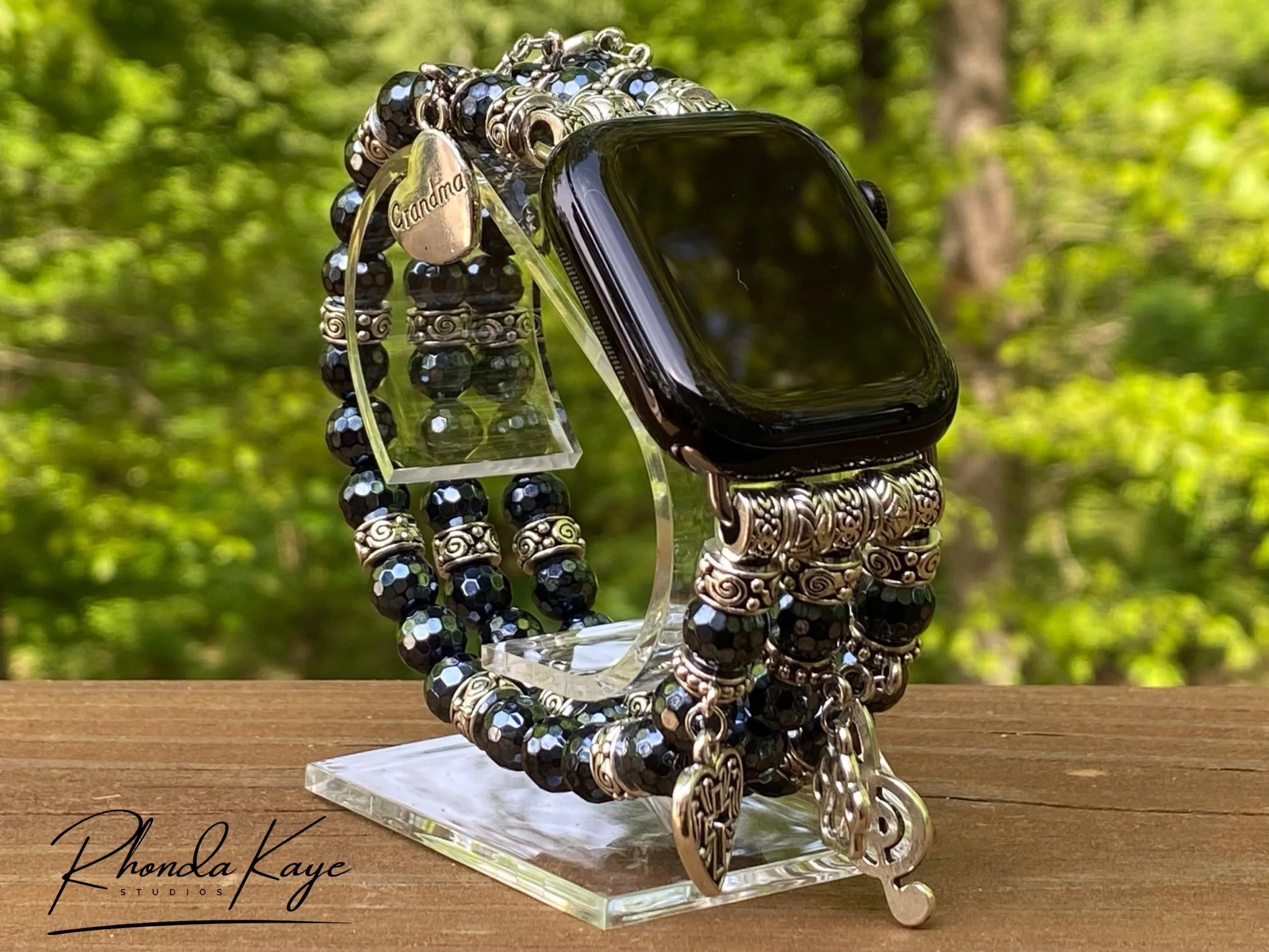 Charmed Black Tie Band Front Woods.jpg