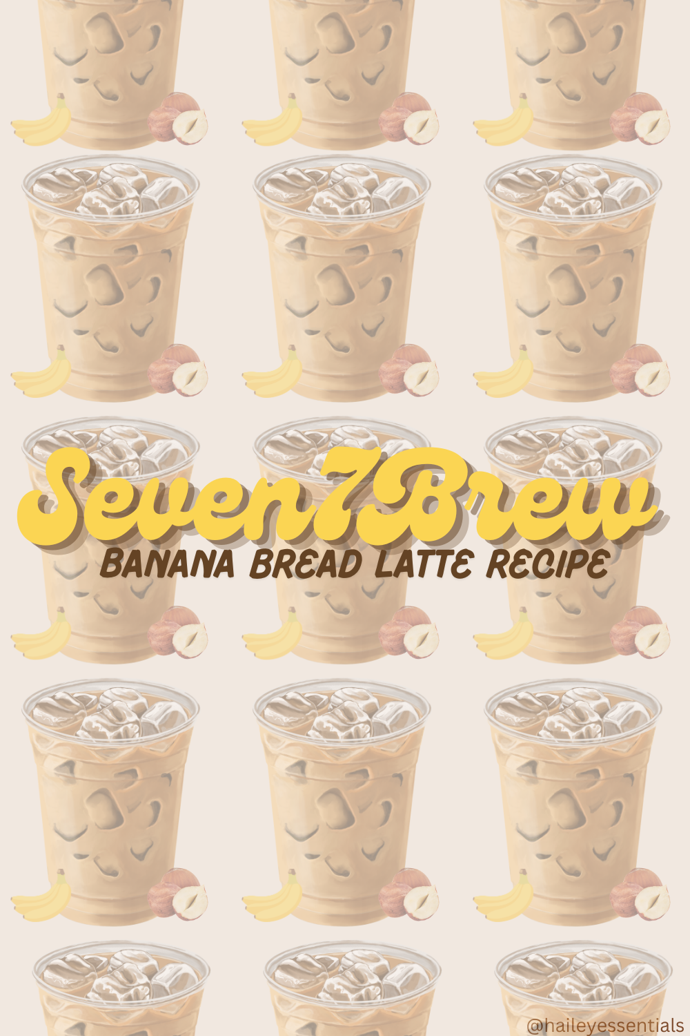 Exact 7Brew Banana Bread Latte Recipe