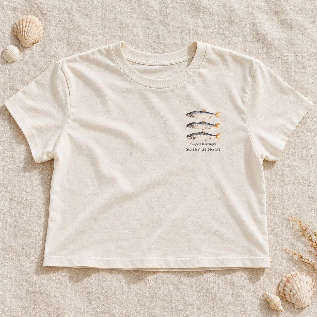 Women&rsquo;s Crop Top 🐟
Colors available: ivory, heather gray

Heavy Weight 100% Cotton 👕