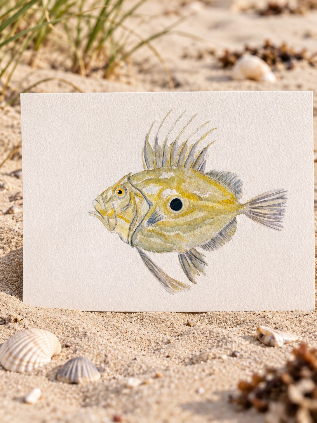 Mediterranean Collection 

🔹Zeus faber
▫️JOHN DORY, PETER&rsquo;S FISH 
🟩IUCN status: Data Deficient 

#mediterrenean #fishspecies #diving #marineart