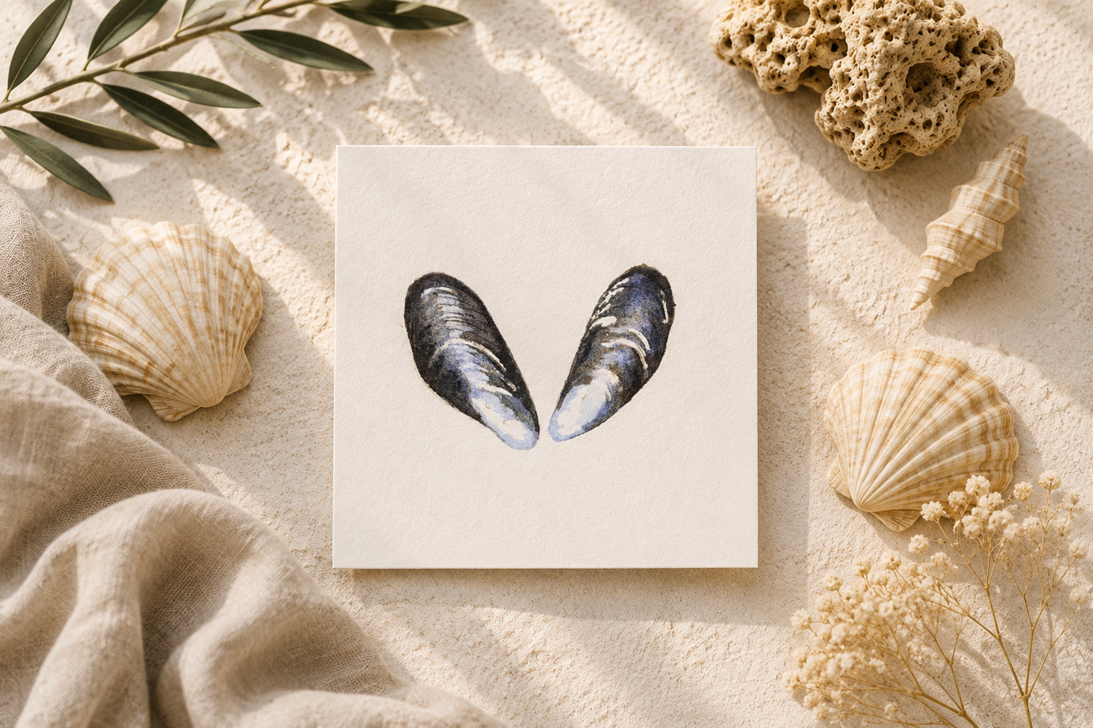 Double Blue Mussel