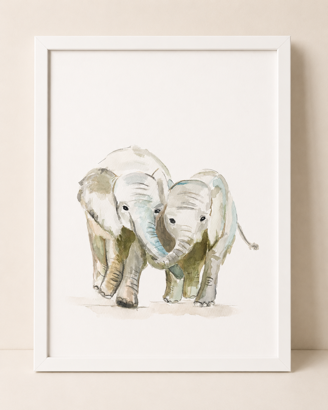 Sibling Elephants