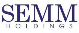 SEMM Holdings logo in dark purple text