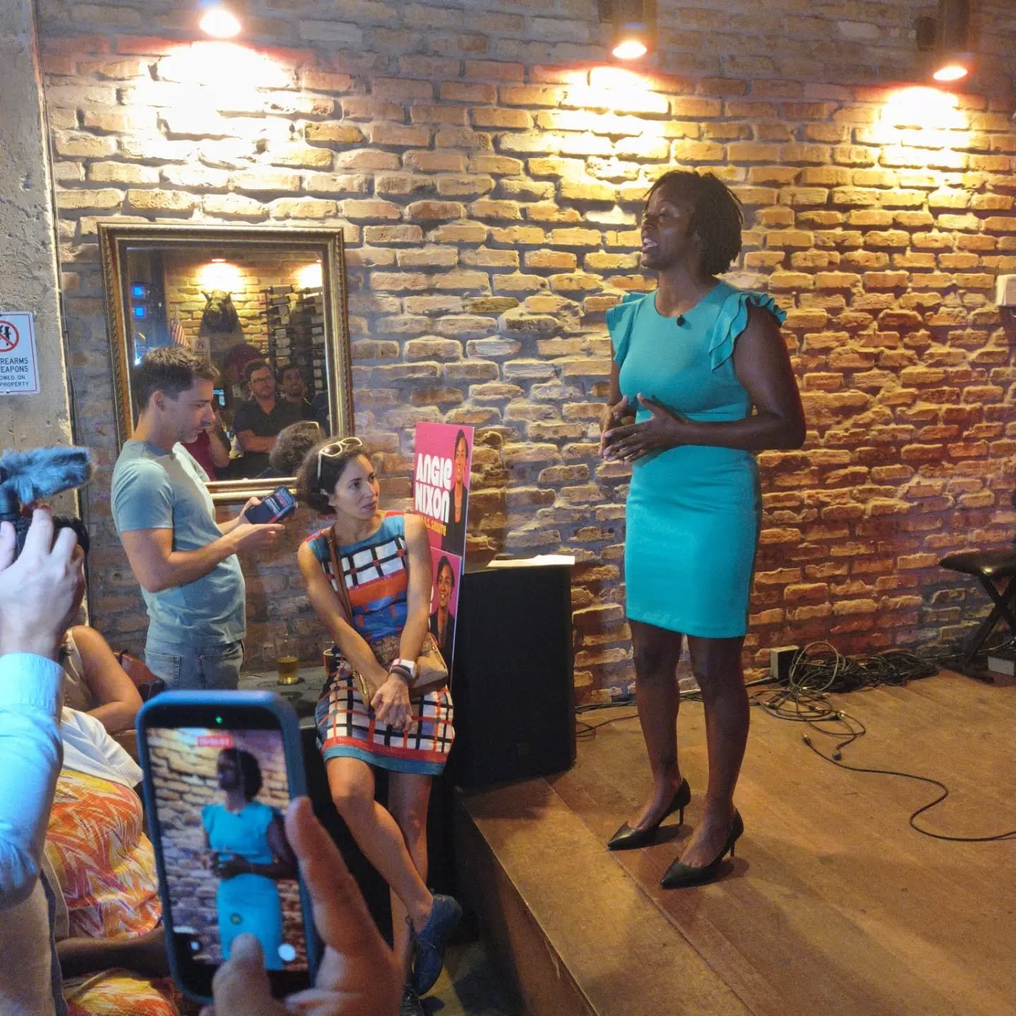 SENATOR-TO-BE ANGIE NIXON IN DA HIZZ-HOUSE!!! So proud to be part of history as Florida's next Senator electrifies Miami-Dade (right in the heart of District 5 😎).