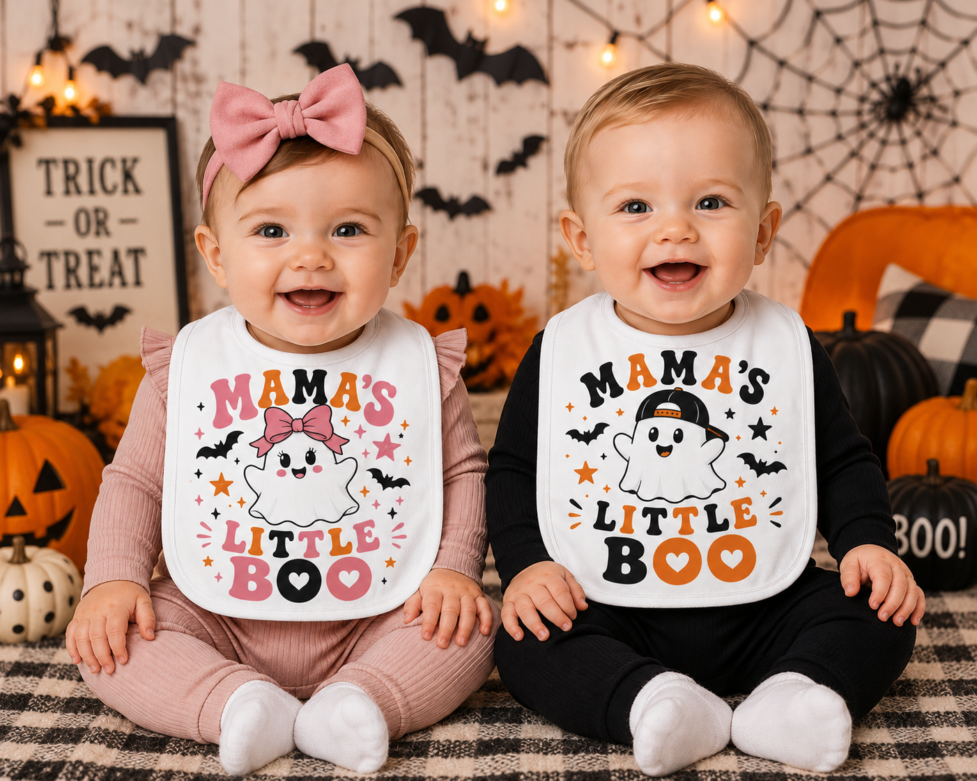 Mama’s Little Boo Halloween Bib