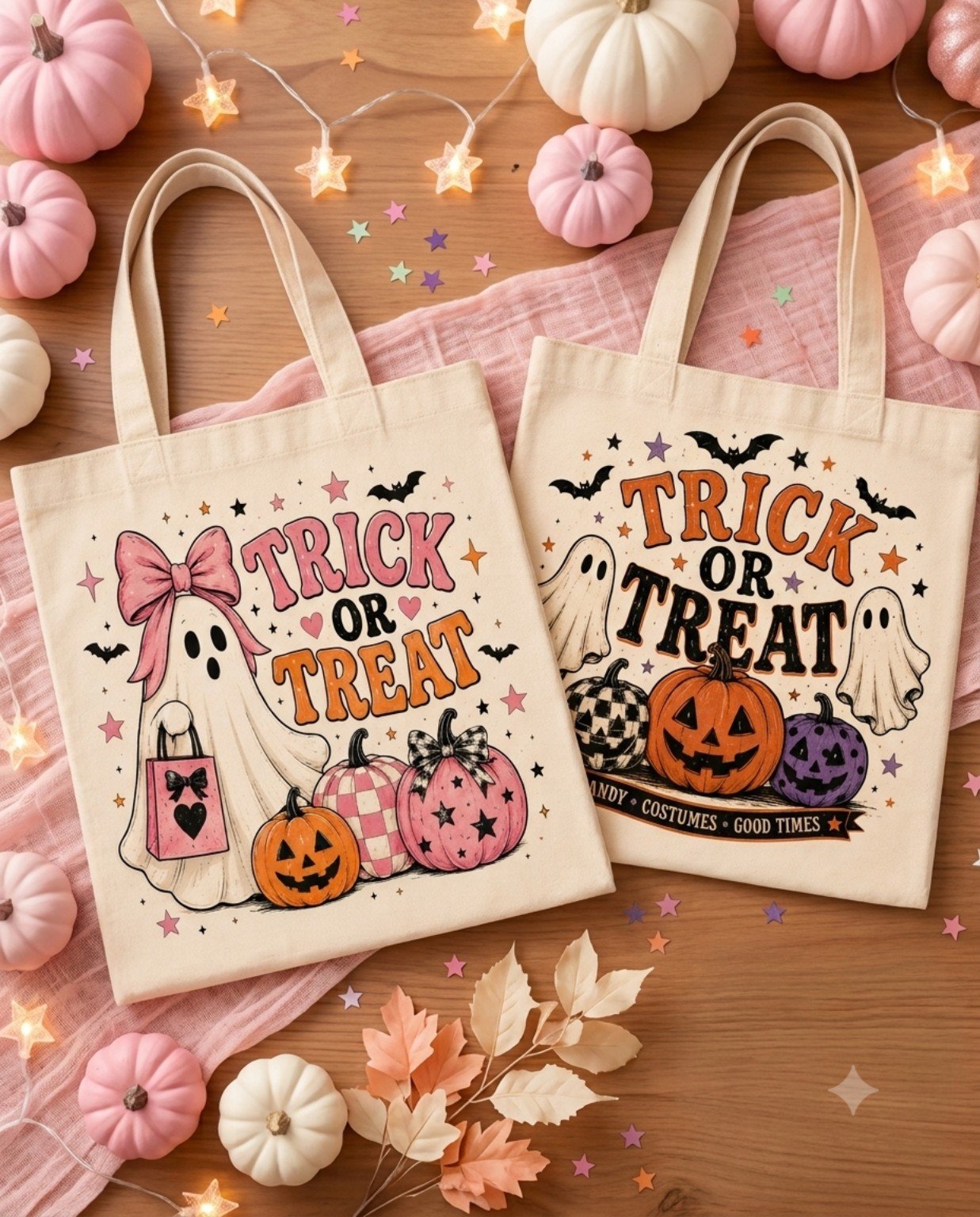 Trick or Treat Halloween Tote Bag