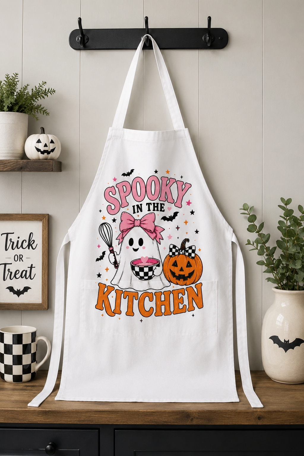 Spooky in the Kitchen Halloween Apron