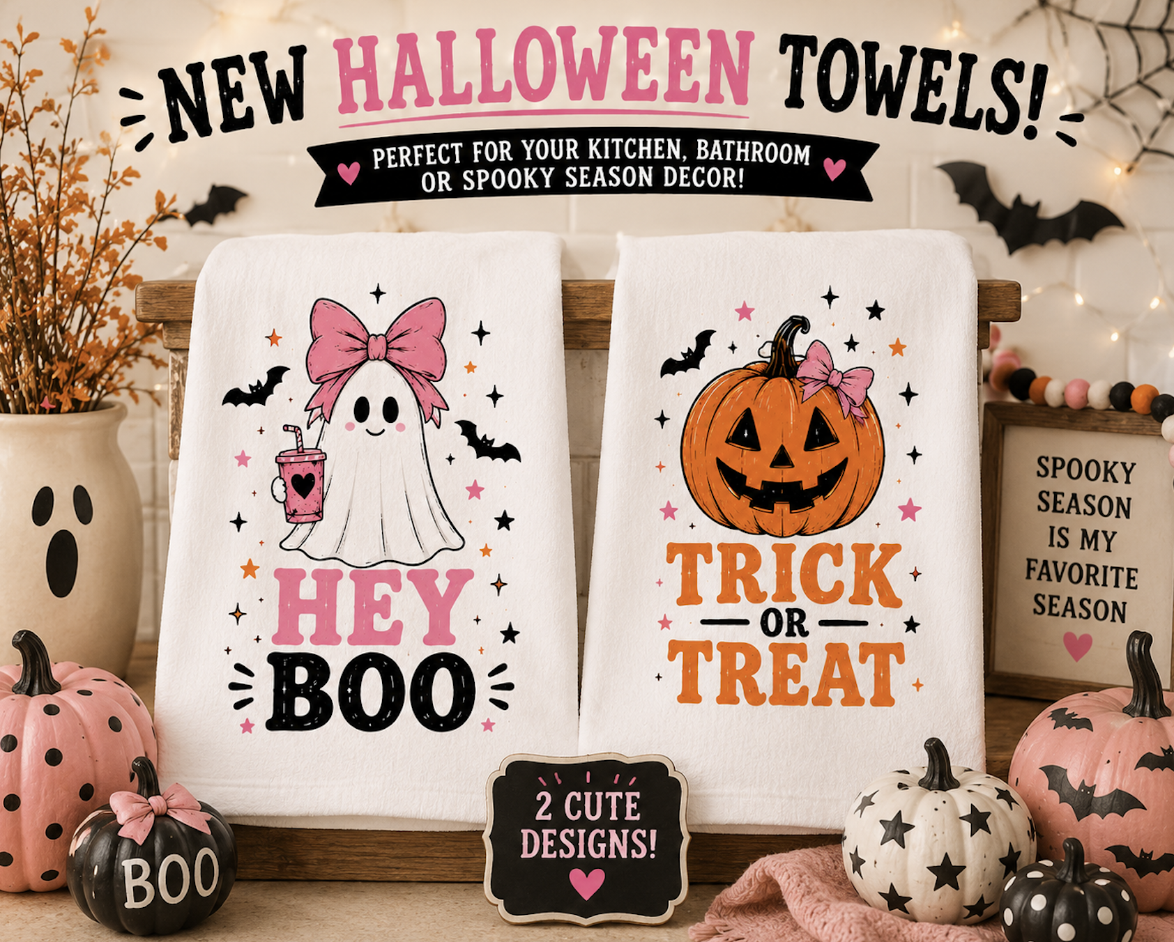 Halloween Towel Set