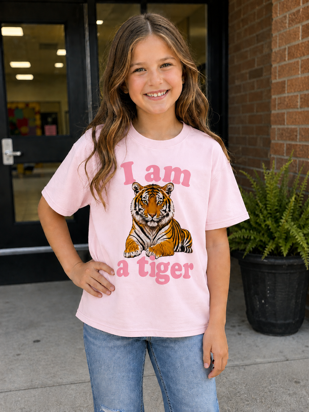 I am a Tiger- Light Pink Shirt.png