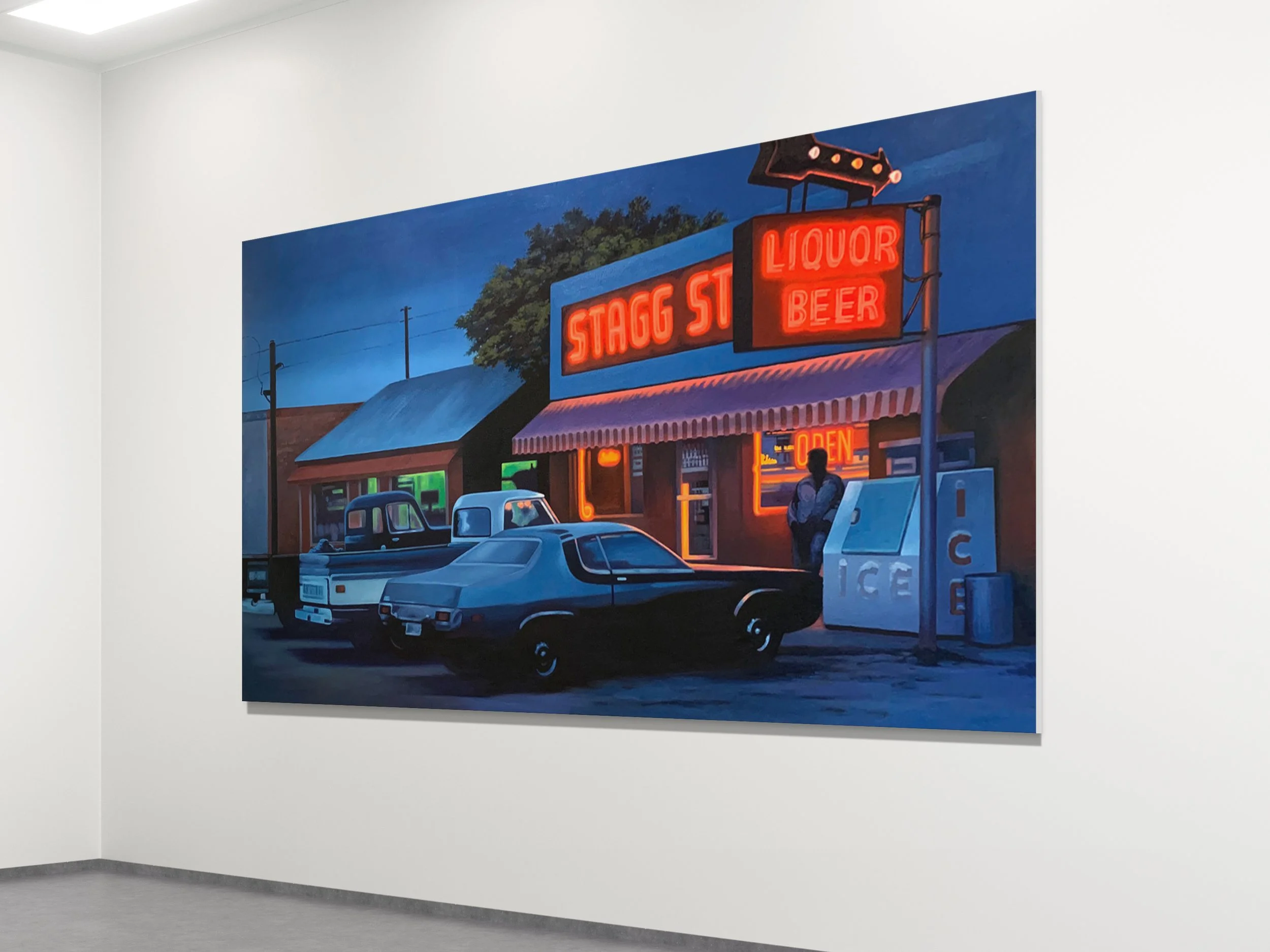 Stagg Street Liquor | oil on canvas | 76” x 40” | SOLD