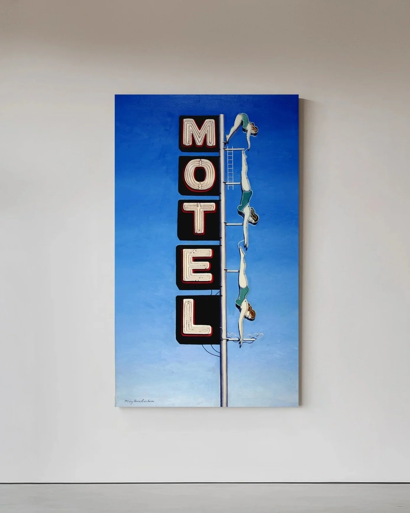 Diving Girls | Mesa, AZ | 40"x30” | Oil on Canvas | SOLD