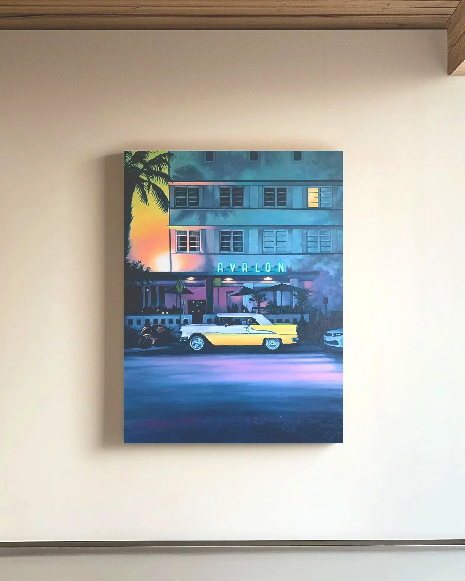 Avalon | Miami Beach | 36x48” | oil on canvas | SOLD